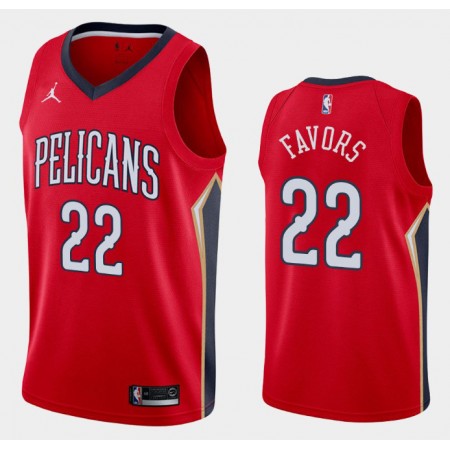Herren NBA New Orleans Pelicans Trikot Derrick Favors 22 Jordan Brand 2020-2021 Statement Edition Swingman